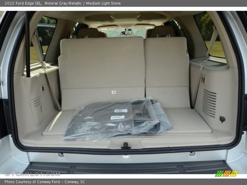 Mineral Gray Metallic / Medium Light Stone 2013 Ford Edge SEL