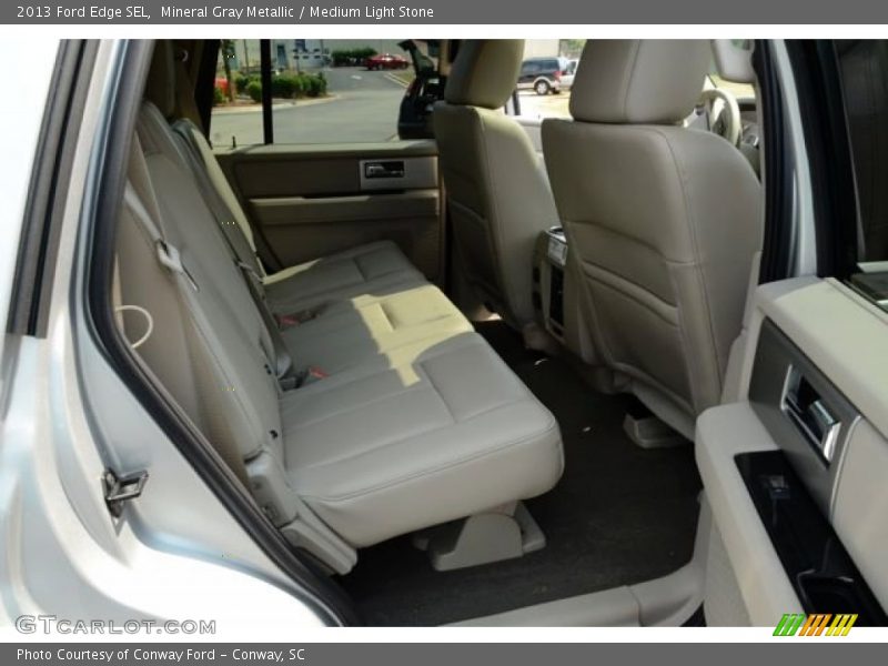 Mineral Gray Metallic / Medium Light Stone 2013 Ford Edge SEL