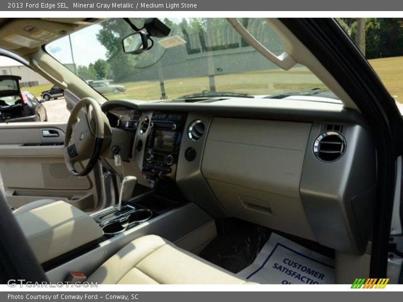 Mineral Gray Metallic / Medium Light Stone 2013 Ford Edge SEL