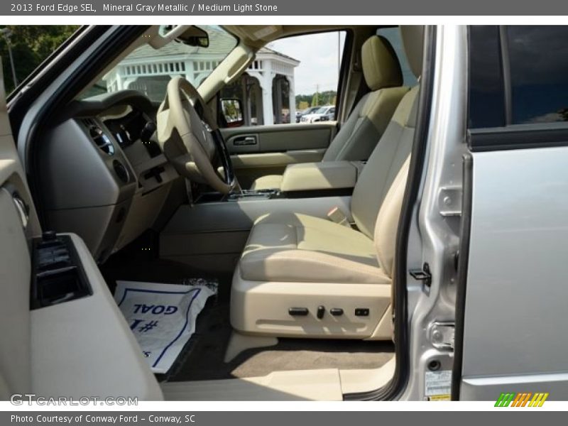 Mineral Gray Metallic / Medium Light Stone 2013 Ford Edge SEL