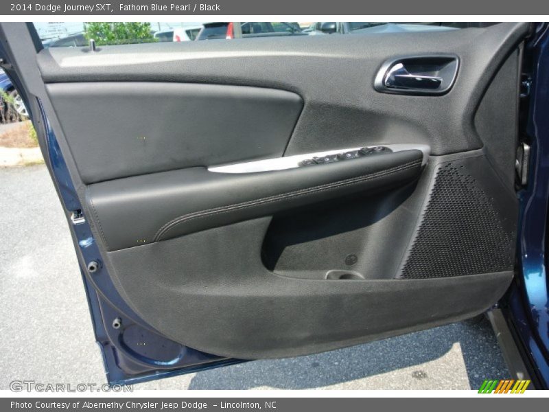 Fathom Blue Pearl / Black 2014 Dodge Journey SXT