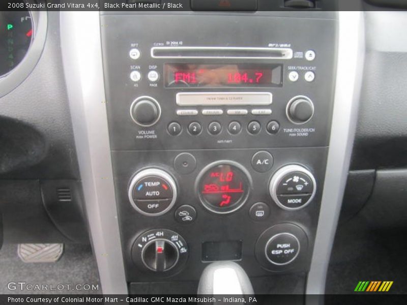 Black Pearl Metallic / Black 2008 Suzuki Grand Vitara 4x4