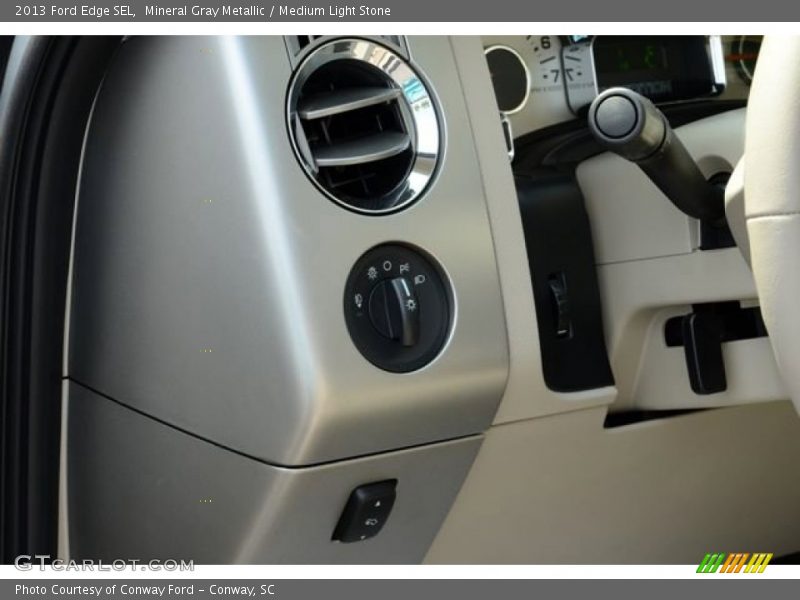 Mineral Gray Metallic / Medium Light Stone 2013 Ford Edge SEL