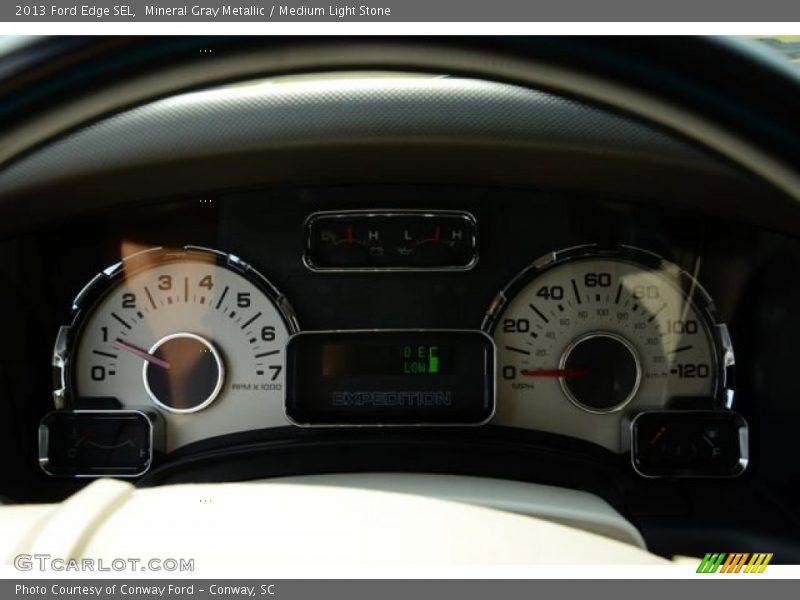 Mineral Gray Metallic / Medium Light Stone 2013 Ford Edge SEL