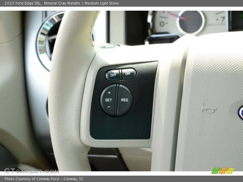 Mineral Gray Metallic / Medium Light Stone 2013 Ford Edge SEL