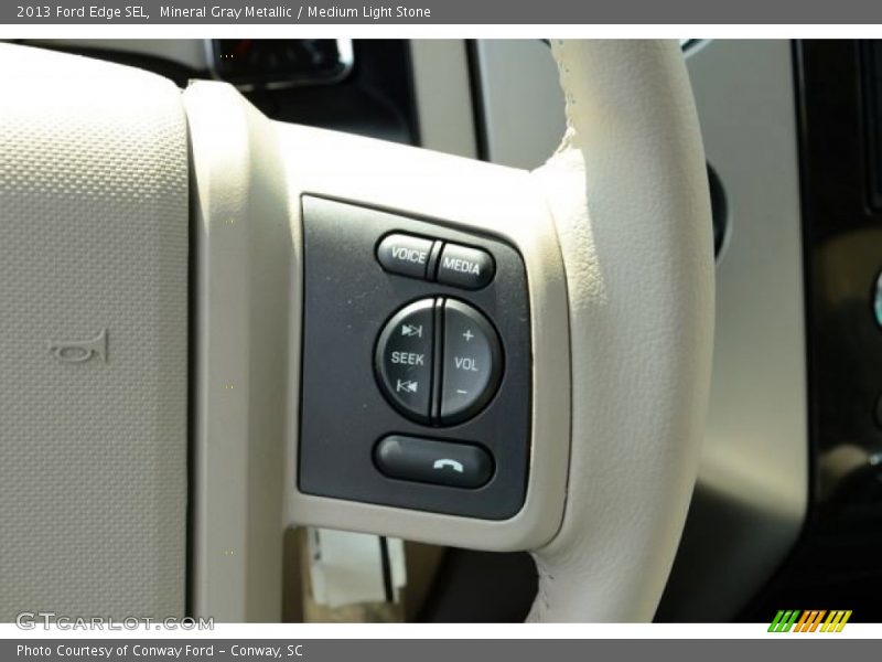 Mineral Gray Metallic / Medium Light Stone 2013 Ford Edge SEL
