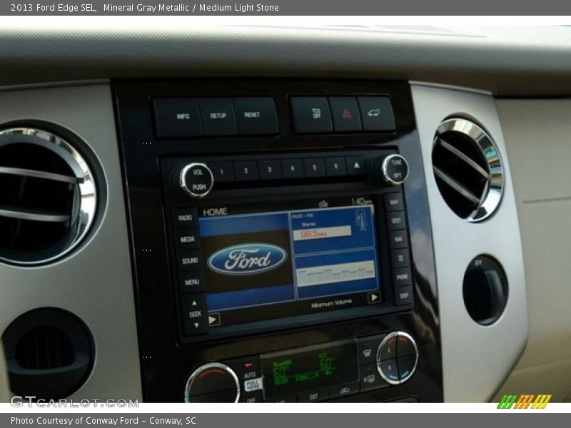 Mineral Gray Metallic / Medium Light Stone 2013 Ford Edge SEL