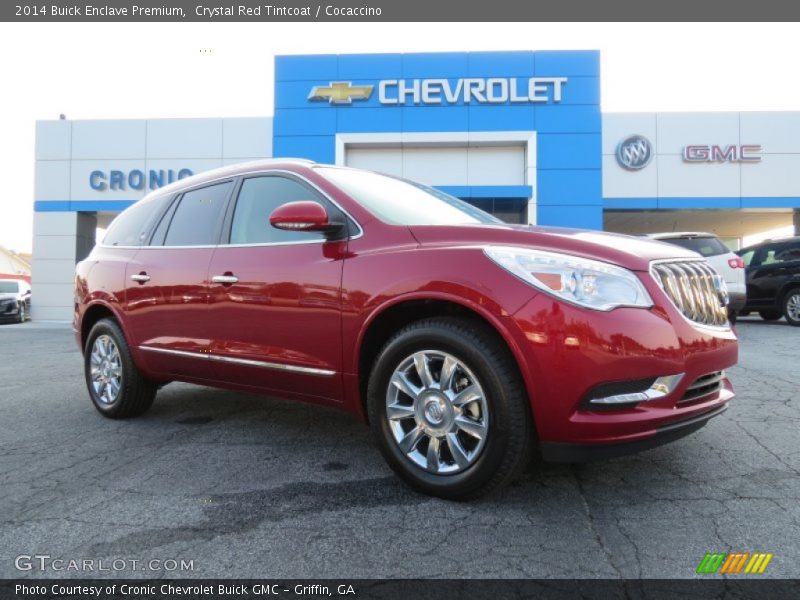 Crystal Red Tintcoat / Cocaccino 2014 Buick Enclave Premium