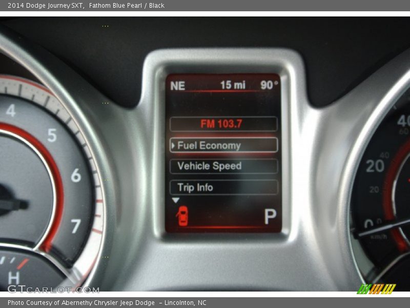 Fathom Blue Pearl / Black 2014 Dodge Journey SXT