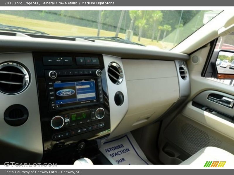 Mineral Gray Metallic / Medium Light Stone 2013 Ford Edge SEL