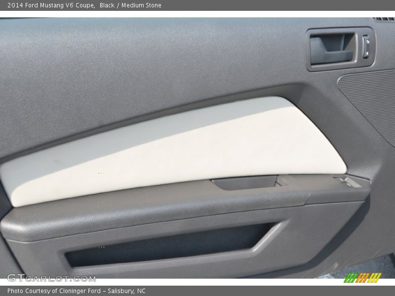 Black / Medium Stone 2014 Ford Mustang V6 Coupe