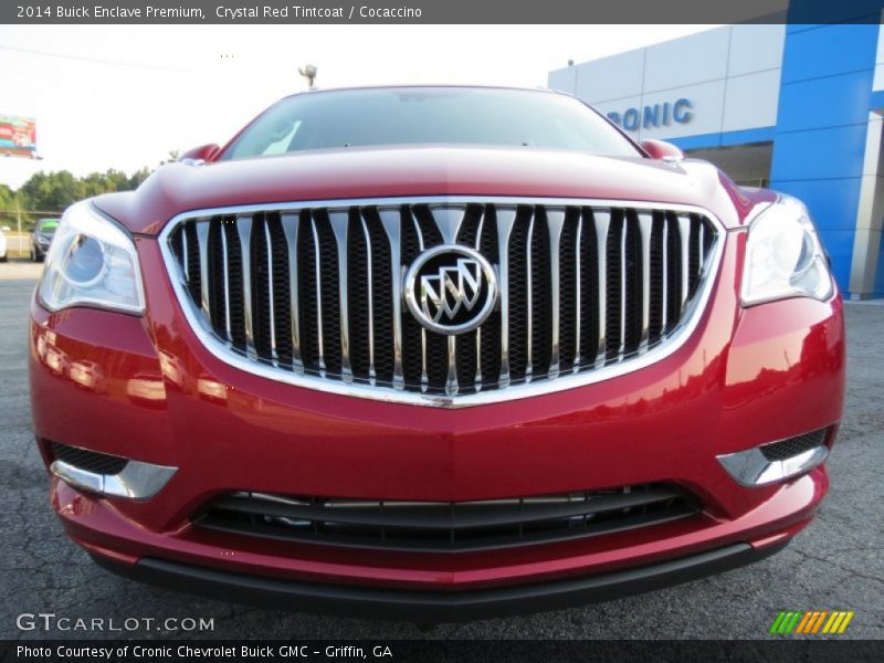 Crystal Red Tintcoat / Cocaccino 2014 Buick Enclave Premium