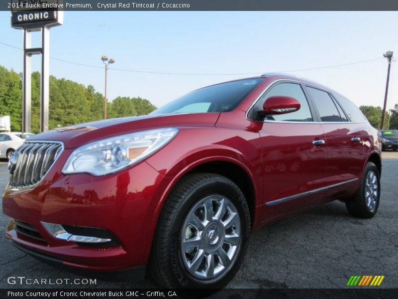 Crystal Red Tintcoat / Cocaccino 2014 Buick Enclave Premium