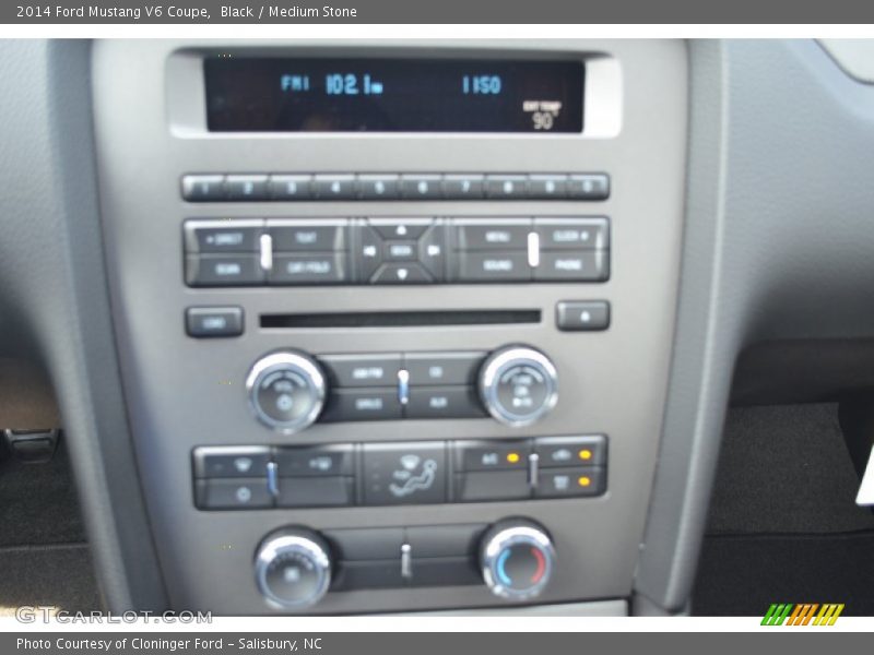 Black / Medium Stone 2014 Ford Mustang V6 Coupe