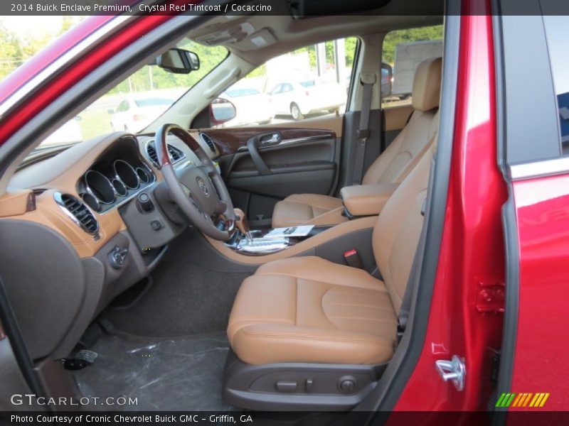 Crystal Red Tintcoat / Cocaccino 2014 Buick Enclave Premium
