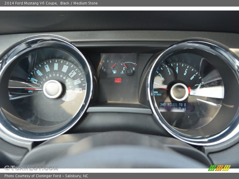 Black / Medium Stone 2014 Ford Mustang V6 Coupe