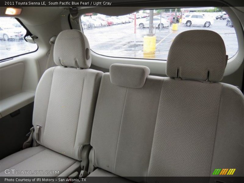 South Pacific Blue Pearl / Light Gray 2011 Toyota Sienna LE