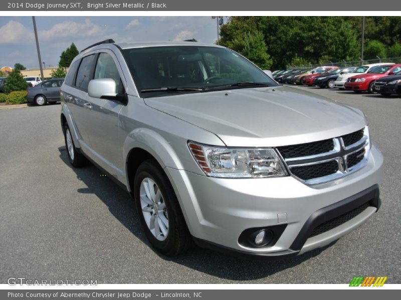 Bright Silver Metallic / Black 2014 Dodge Journey SXT