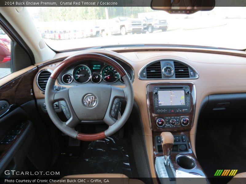 Crystal Red Tintcoat / Cocaccino 2014 Buick Enclave Premium