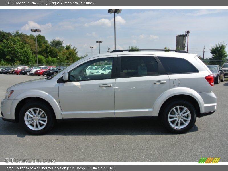 Bright Silver Metallic / Black 2014 Dodge Journey SXT