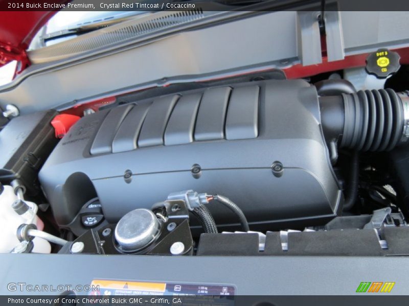 Crystal Red Tintcoat / Cocaccino 2014 Buick Enclave Premium