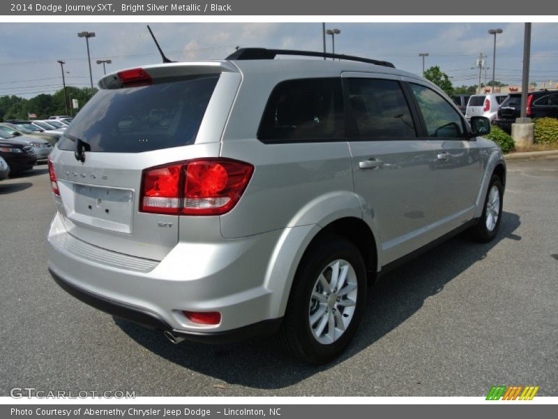 Bright Silver Metallic / Black 2014 Dodge Journey SXT