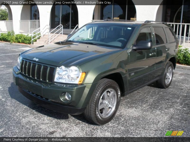 Jeep Green Metallic / Medium Slate Gray 2007 Jeep Grand Cherokee Laredo