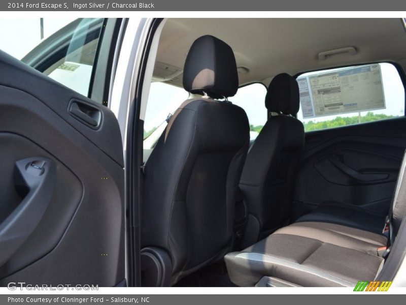 Ingot Silver / Charcoal Black 2014 Ford Escape S