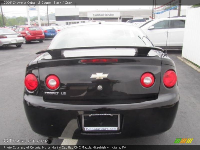 Black / Gray 2006 Chevrolet Cobalt LS Coupe