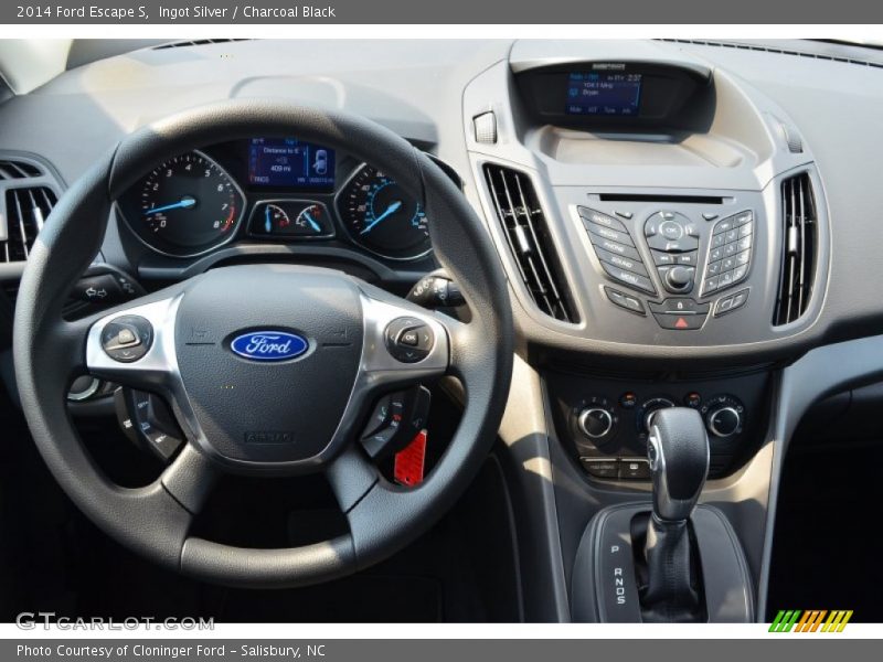 Ingot Silver / Charcoal Black 2014 Ford Escape S