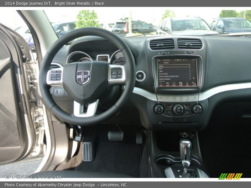 Bright Silver Metallic / Black 2014 Dodge Journey SXT