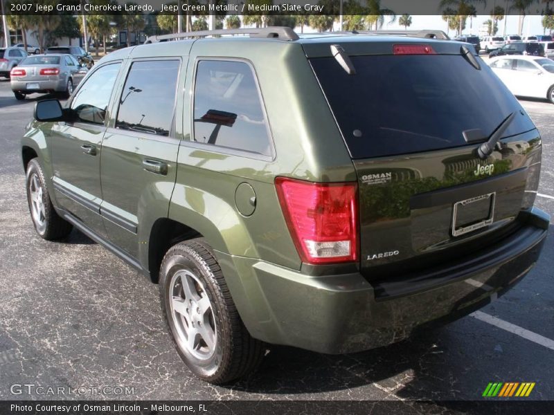 Jeep Green Metallic / Medium Slate Gray 2007 Jeep Grand Cherokee Laredo