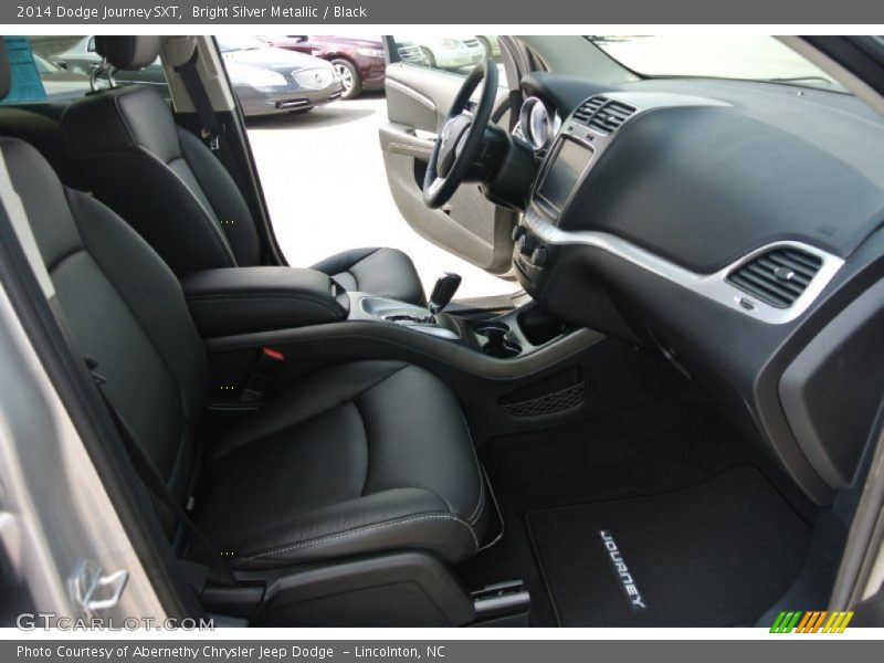 Bright Silver Metallic / Black 2014 Dodge Journey SXT
