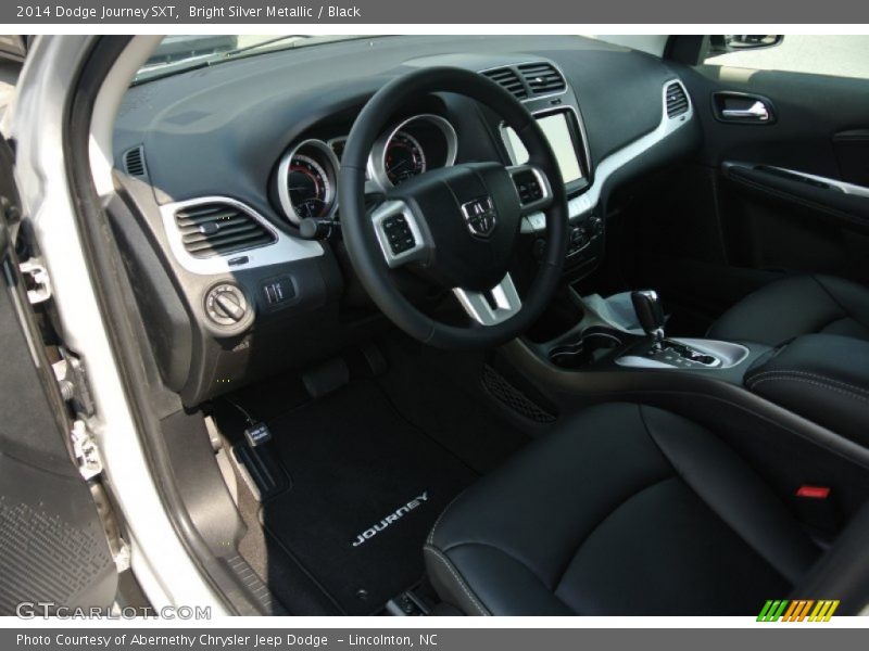 Bright Silver Metallic / Black 2014 Dodge Journey SXT