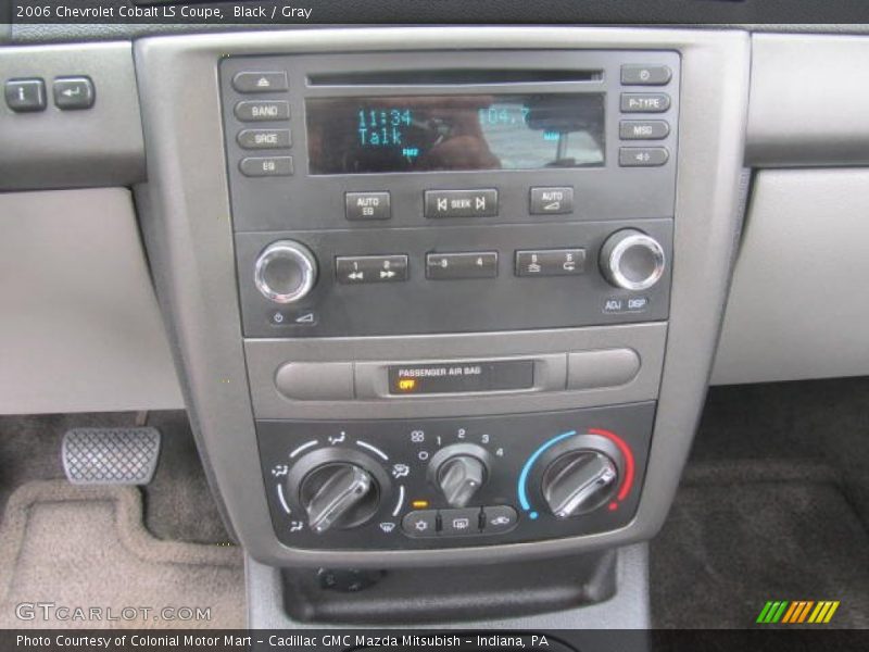 Black / Gray 2006 Chevrolet Cobalt LS Coupe