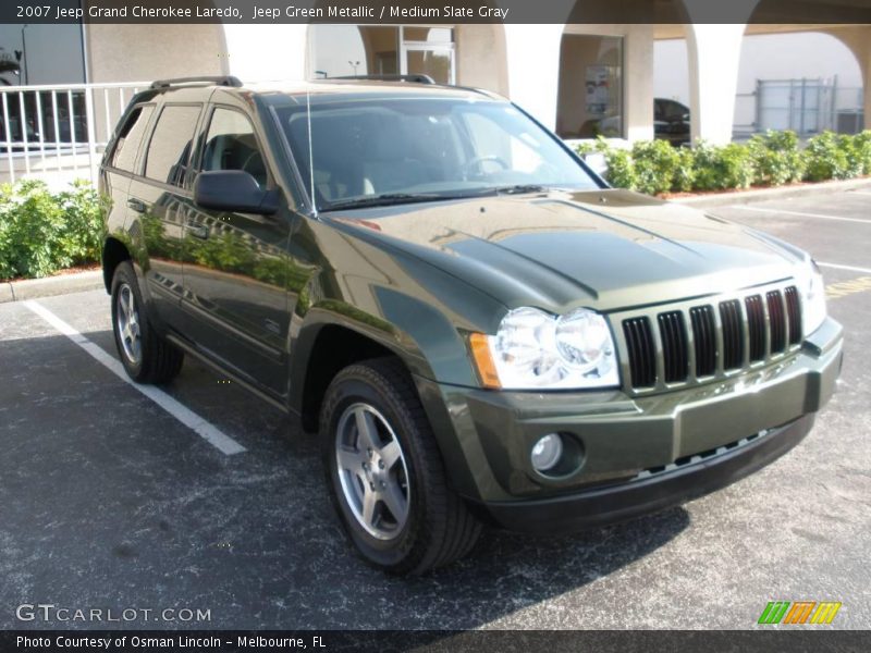 Jeep Green Metallic / Medium Slate Gray 2007 Jeep Grand Cherokee Laredo
