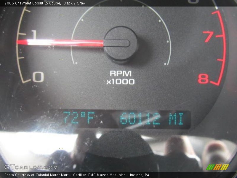 Black / Gray 2006 Chevrolet Cobalt LS Coupe