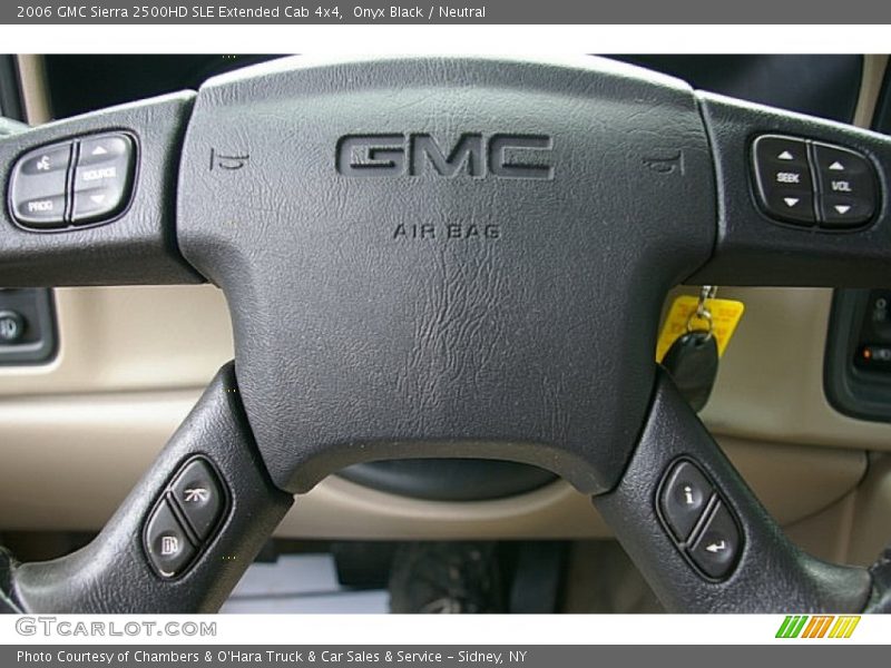 Onyx Black / Neutral 2006 GMC Sierra 2500HD SLE Extended Cab 4x4