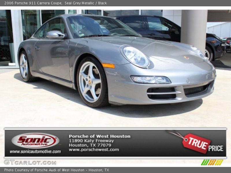 Seal Grey Metallic / Black 2006 Porsche 911 Carrera Coupe