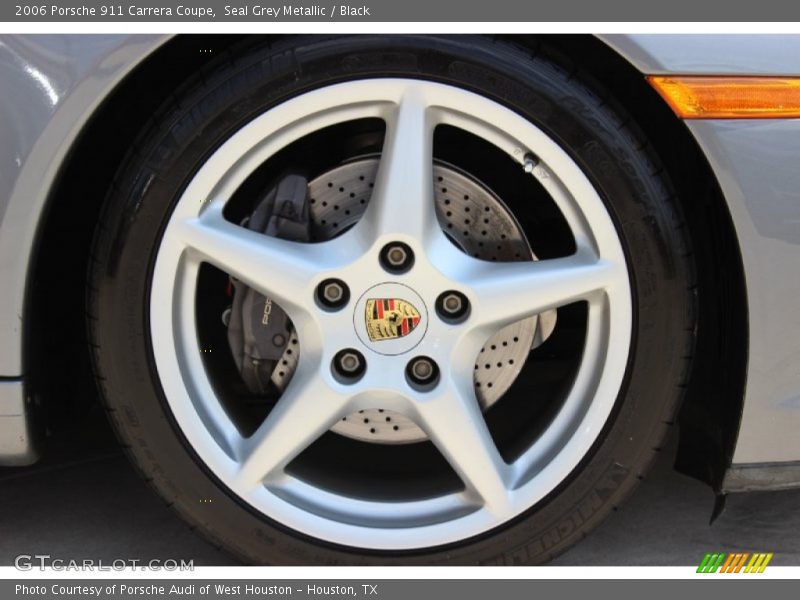 Seal Grey Metallic / Black 2006 Porsche 911 Carrera Coupe