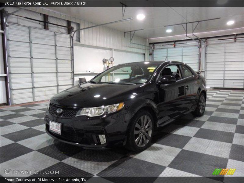 Aurora Black / Black 2013 Kia Forte Koup SX