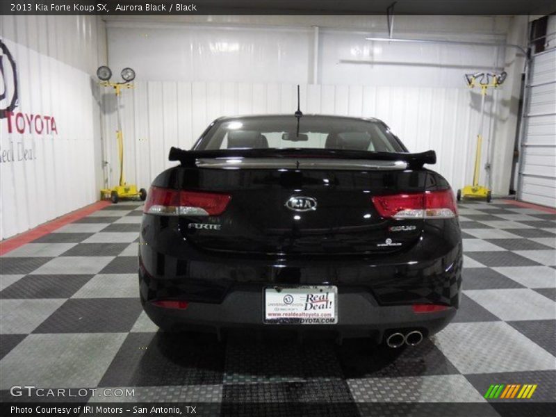 Aurora Black / Black 2013 Kia Forte Koup SX