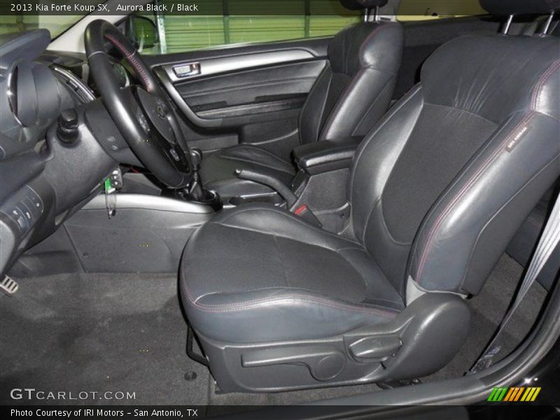 Front Seat of 2013 Forte Koup SX