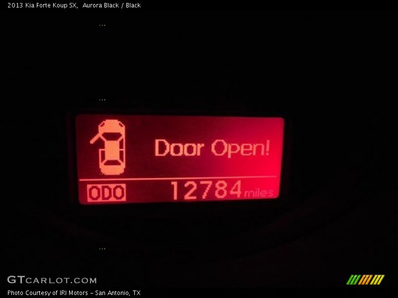 Aurora Black / Black 2013 Kia Forte Koup SX