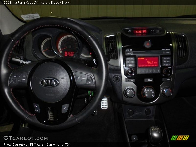 Aurora Black / Black 2013 Kia Forte Koup SX
