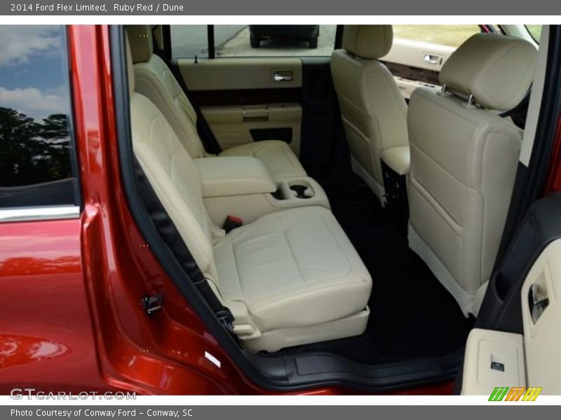 Ruby Red / Dune 2014 Ford Flex Limited