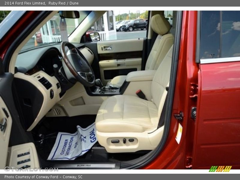 Ruby Red / Dune 2014 Ford Flex Limited
