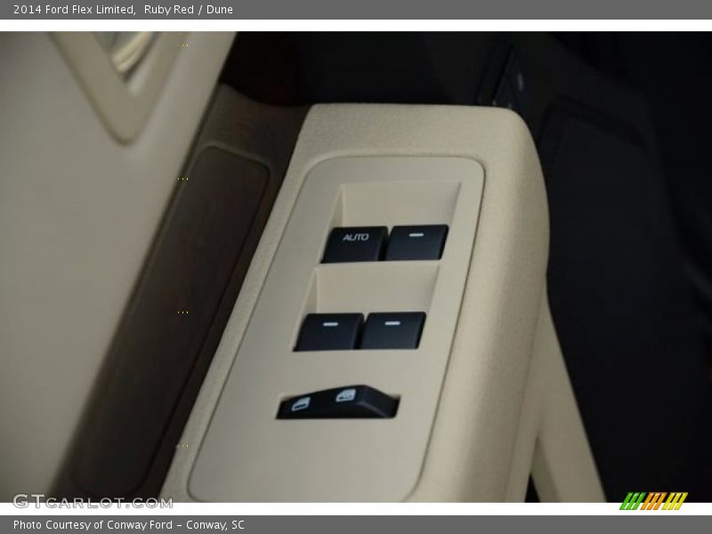 Ruby Red / Dune 2014 Ford Flex Limited