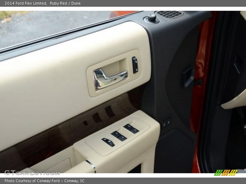 Ruby Red / Dune 2014 Ford Flex Limited