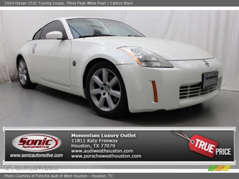 Pikes Peak White Pearl / Carbon Black 2004 Nissan 350Z Touring Coupe